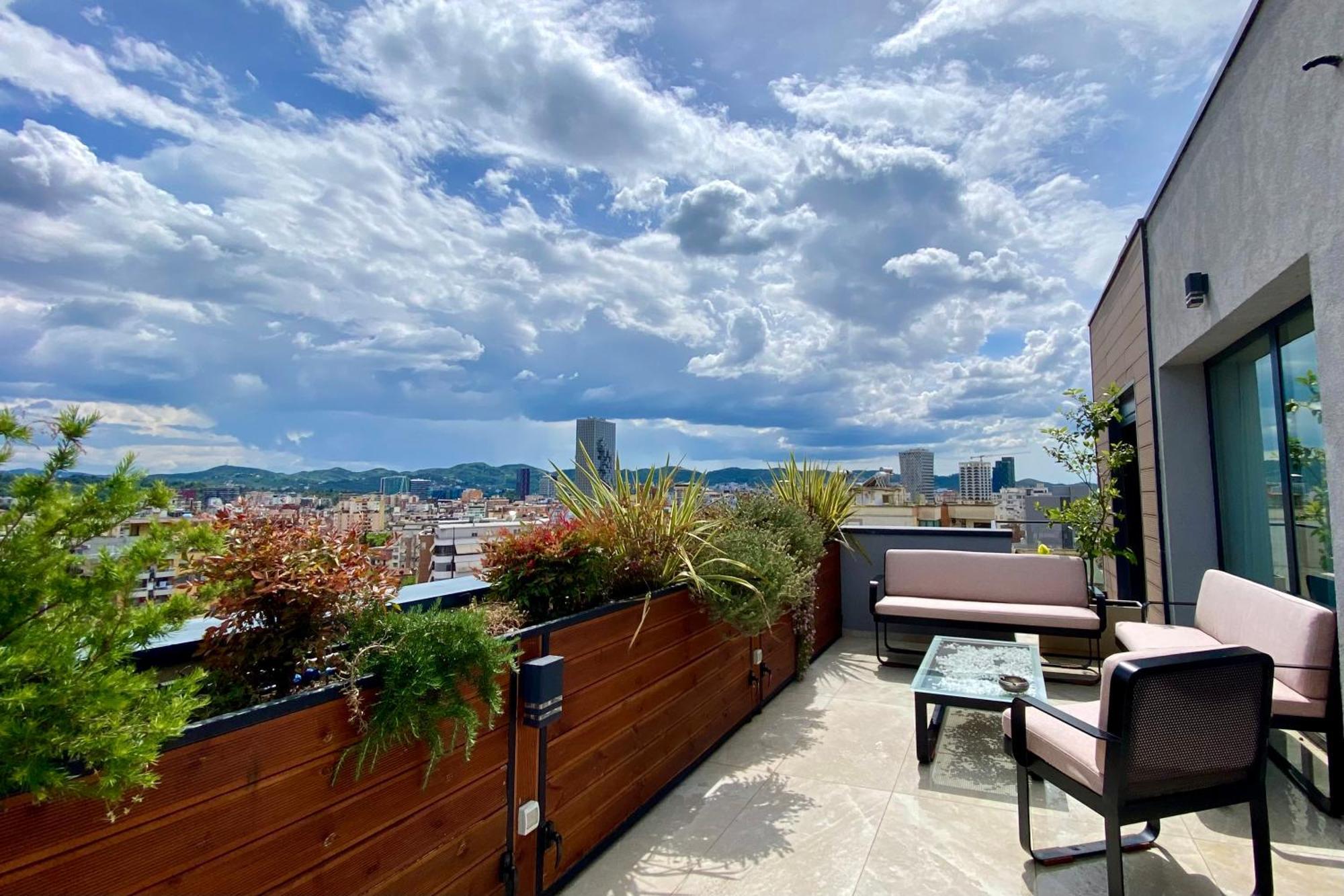 "Superattico" - Central Tirana Gorgeous Penthouse, Free Parking 外观 照片